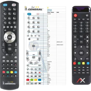 Dálkový ovladač General OPTICUM AX HD61 - náhradní dálkový ovladač