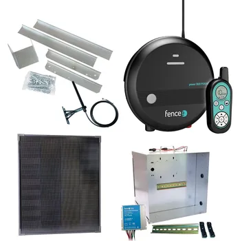 Ohradník VNT electronics s.r.o. Premium sada solární ohradník - Kompletní přenosná schránka + 3J chytrý zdroj, panel 40 W