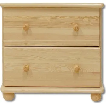 Komoda Komoda DK-103 se 2 zásuvkami, masiv Barva: moření olše