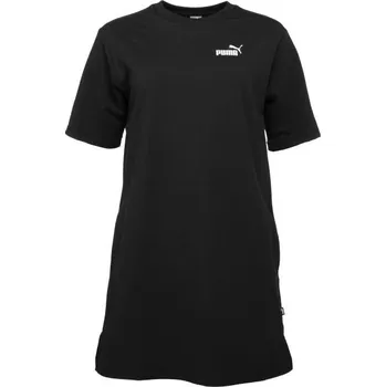 Dámské šaty Dámské šaty Puma ESSENTIALS SMALL LOGO TEE DRESS TR XS Černá, Bílá