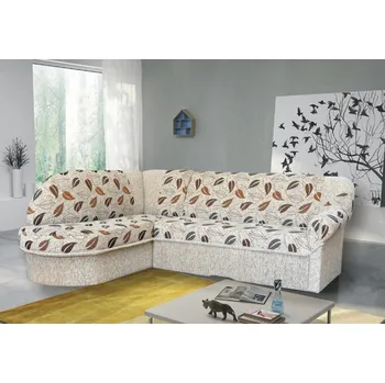 Sedací souprava Falco Rohová sedací souprava Sandra, rozkládací s úložným prostorem, levá, béžová vzor/Talia 104 Látka: Talia 104 šedá