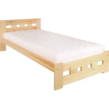 Postel Masivní postel KL-145, 80x200, borovice, výběr moření Barva: moření olše