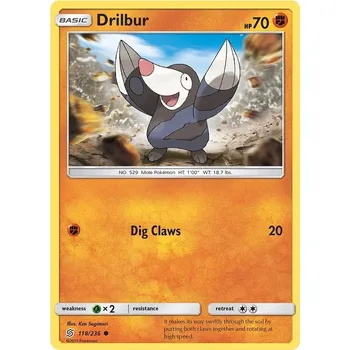 Sběratelská karetní hra Drilburr 118/236 - Unified Minds Typ karty: Non-Holo