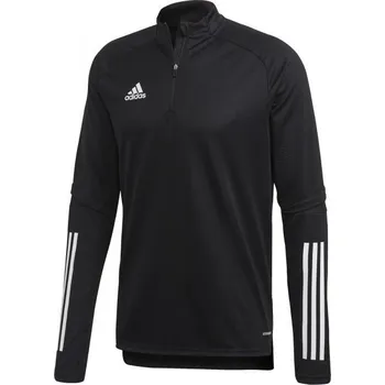 Pánská mikina Pánská fotbalová mikina adidas CONDIVO 20 TOP S Černá, Bílá