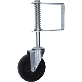 Podpěrné kolo pro křídlovou bránu, pozinkovaná ocel, nosnost 70 kg