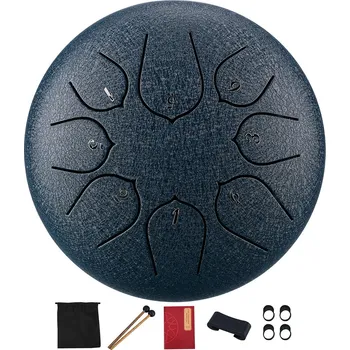Bubínek Huashu Lotus HS6-8 bubínek 8 tónů malý tongue drum 6", 15 cm, tmavě modrá