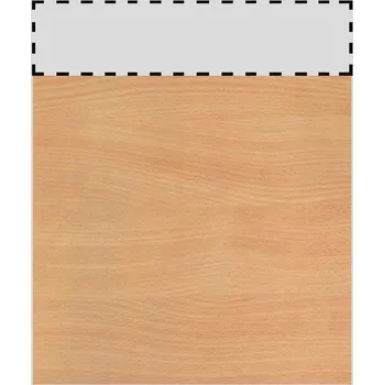 Kuchyňská skříňka Dvířka na myčku REA ALFA DU-60-RR s panelem, buk