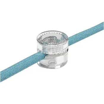 kabelová chránička úchyt plast průhledný 23x18mm SDK01