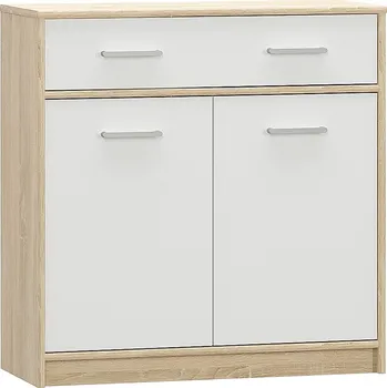 Komoda Komoda TEYO 2D1S, bílá/dub sonoma