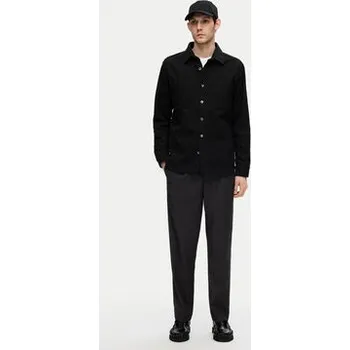 Pánské kalhoty Selected Homme Kalhoty z materiálu 16094358 Černá Tapered Fit S