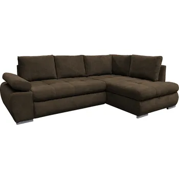 Sedací souprava SKYLINE - Pravá -(SKY) sedací souprava látka tmavě hnědá ASTON 5 kolekce "GB" (K250)