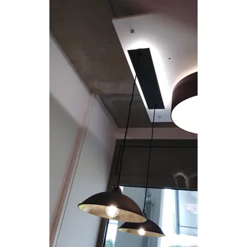 VÝPRODEJ VZORKU Aulix závěsné svítidlo SOFFI 2xE27 baldachýn s nepřímým osvětlením 4000K