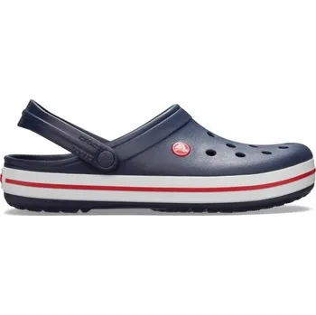 Pánská móda Unisex pantofle Crocs CROCBAND M6W8 Tmavě modrá, Bílá, Červená