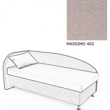 Postel Čalouněná postel AVA NAVI, s úložným prostorem, 90x200, levá, MASSIMO 402