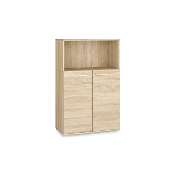 Knihovna OLIER 10 -regál 2D ,lamino Dub sonoma (ML) (Optimal10=2BALÍKY) ***