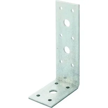 Tesařské kování Statický úhelník s otvory bez výztuže nepravidelný 40mm 200 (TK-81U42)