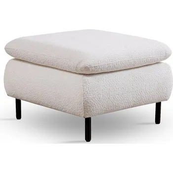 Taburet Čalouněný taburet GORDON látka Cloud 75 nohy černé