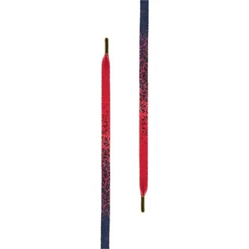 Tkaničky do bot Tkaničky do bot Tubelaces Flat Splatter 130 cm - červené-navy, 130