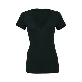 Dámské tričko Tričko Bella Triblend V-Neck - černé, S