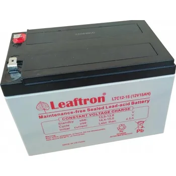 Záložní baterie akumulátor Leaftron LTC12-15 (12V/15Ah) (6-DZM-12)