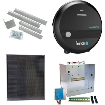 Ohradník VNT electronics s.r.o. Premium sada solární ohradník - Kompletní přenosná schránka + 2J zdroj, panel 40 W