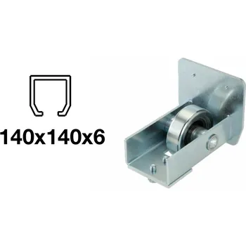 Pohon brány Spodní nájezd - pozinkovaný, 140x140