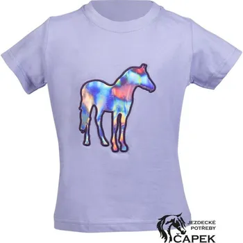 Dětské tričko HKM -LOLA- - Tm. fialová - 146/152