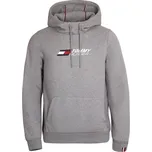 Pánská mikina Tommy Hilfiger ESSENTIALS HOODY S Šedá, Bílá, Tmavě modrá, Červená