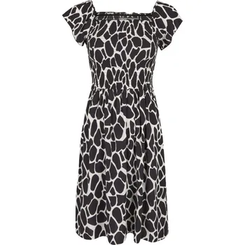 Dámské šaty BROADWAY® DÁMSKÉ LETNÍ ŠATY BOGEI - BLACK GIRAFFE L