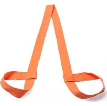 podložka na cvičení Popruhy na jógu: cestovní, protiskluzové, fitness - oranžový