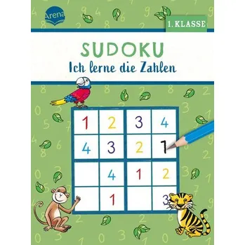 První čtění Sudoku. Ich lerne die Zahlen (1. Klasse) - Geßner, Holger