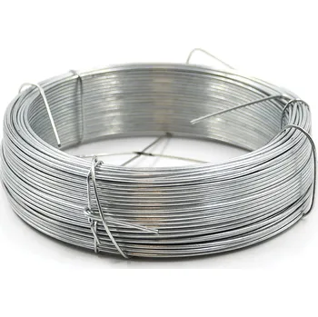 Vázací drát EasyGrow Vázací drát zahradnický ocelový, 50m Varianta: Bez potahu PVC, tloušťka 1,4mm