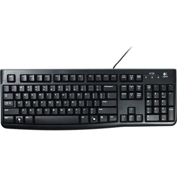 Klávesnice Logitech K120/Drátová USB/US-Layout/Černá