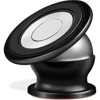 Držák do auta Interlook M047-Černá | Hliníkový magnetický držák pro telefon / tablet / navigaci Černý