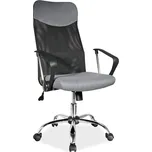 Kancelářská židle Q-025 šedá/černá látka