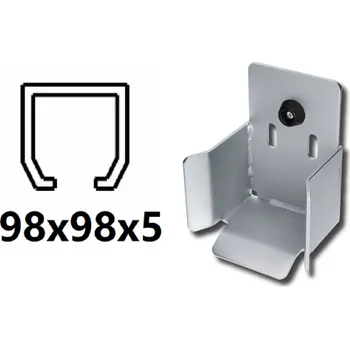 Dojezdová kapsa - spodní doraz 98×98×5mm