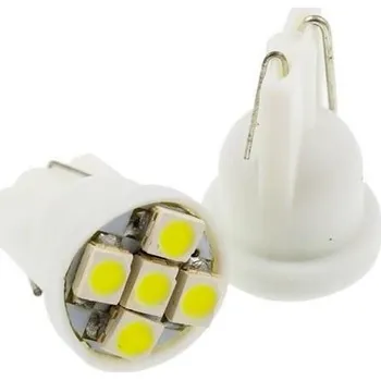 Autožárovka Interlook Auto LED žárovka W5W T10 5 SMD 1210