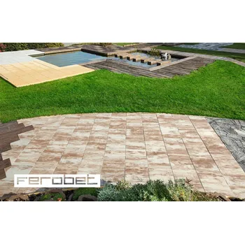 FEROBET Plošná dlažba 40/40/5 Standard Latte