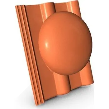 betonová krytina KM Beta Taška betonová odvětrávací - komplet KM Beta ELEGANT Barva Černá