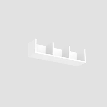 police REA POLICA 3-PRIEČINKOVÁ BÍLÁ 3-PRIEČINKOVÁ