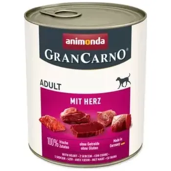 Krmivo pro psa Konzerva Animonda Gran Carno Adult se srdcem 800g