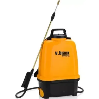Postřikovač Aku postřikovač VOLPI V.BLACK VITA 16 - 16L, 14.4V/2.0Ah, 0.5-5bar, 3.2kg, s popruhy na záda (23VBE16)