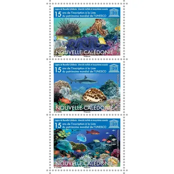 Poštovní známka Post France (2023) MiNr. ** - Nová Kaledonie - Útesy Nové Kaledonie, UNESCO