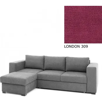 Sedací souprava Rohová sedací souprava AVA LUCY rozkládací s úložným prostorem, levá, LONDON 309