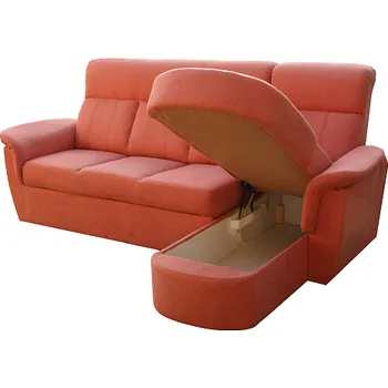 Sedací souprava MODENA 3R+OTOMANsÚP - sedací souprava látka Primo 52 cihlová (FE) kolekce - "E" (K250)