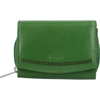 Peněženka Dámská kožená peněženka zelená - Bellugio Odetta černá