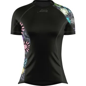 Dámské funkční triko krátký rukáv HIPPIE černá Bamboo Ultra