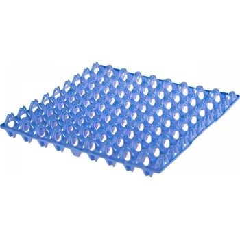 Chov hospodářského zvířete Plastové stohovatelné plato na 72 kusů křepelčích vajec