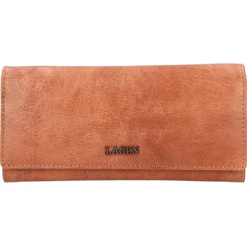 Módní doplněk Dámská kožená peněženka Lagen Rowena - světle hnědá