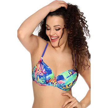 Dámské plavky Vrchní díl plavek Ava SK-143 MAXI Barva: Modrá, Velikost: 95C